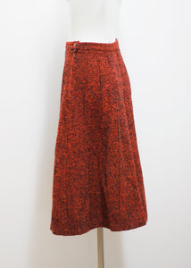 A-LINED VINTAGE SKIRT, WOOL