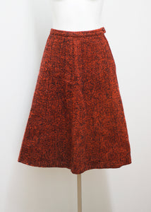 A-LINED VINTAGE SKIRT, WOOL