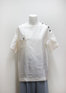 AQUASCUTUM TOP WITH BUTTONS