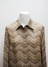 Load image into Gallery viewer, SHEER VINTAGE PATTERN SHIRT
