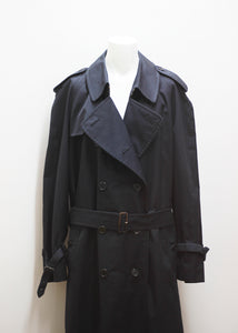 BURBERRY'S BLUE VINTAGE TRENCH COAT
