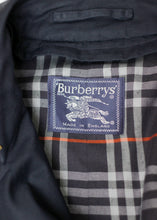 Load image into Gallery viewer, BURBERRY&#39;S BLUE VINTAGE TRENCH COAT
