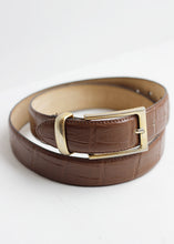 Load image into Gallery viewer, BROWN LEATHER BELT
