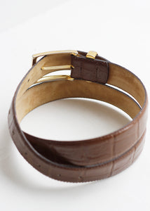 BROWN LEATHER BELT