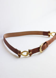 EMBOSSED LEATHER BELT