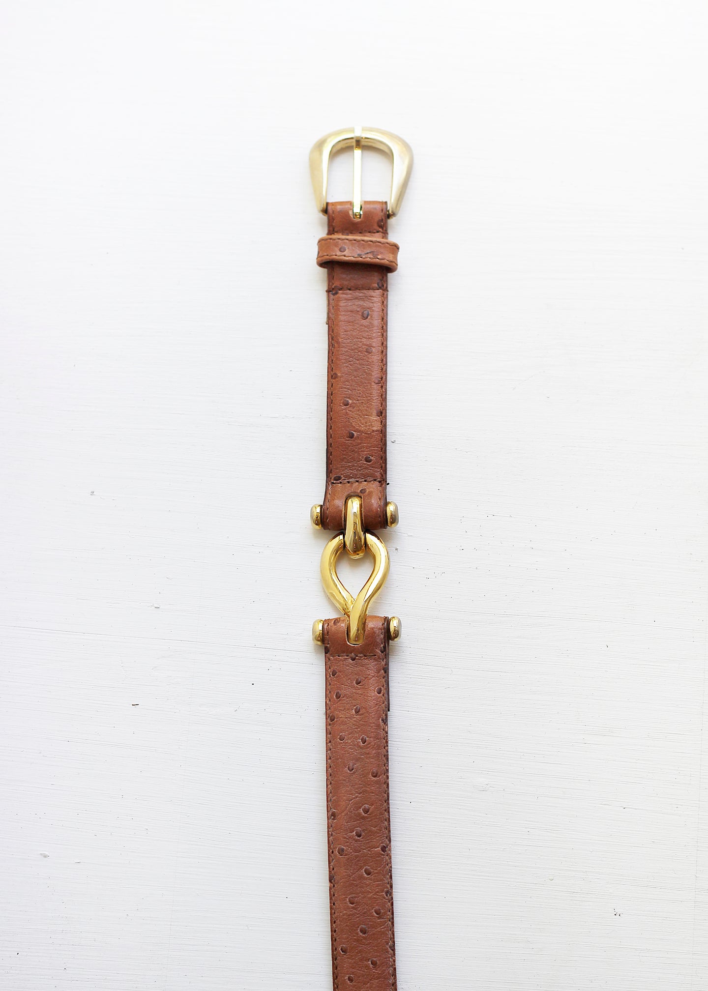 EMBOSSED LEATHER BELT
