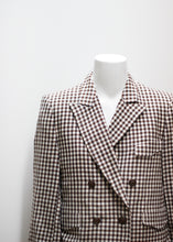 Load image into Gallery viewer, ESCADA VINTAGE GINGHAM BLAZER
