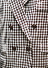 Load image into Gallery viewer, ESCADA VINTAGE GINGHAM BLAZER
