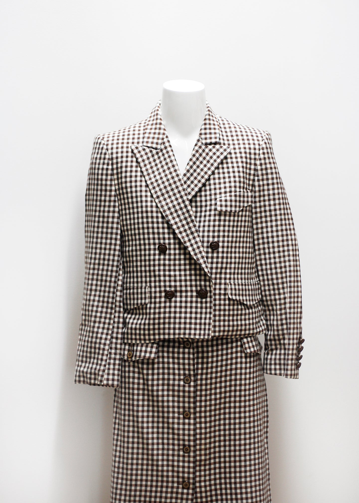 ESCADA VINTAGE GINGHAM BLAZER