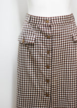 Load image into Gallery viewer, ESCADA VINTAGE GINGHAM SKIRT
