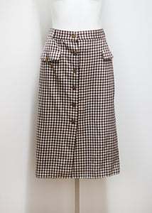 ESCADA VINTAGE GINGHAM SKIRT