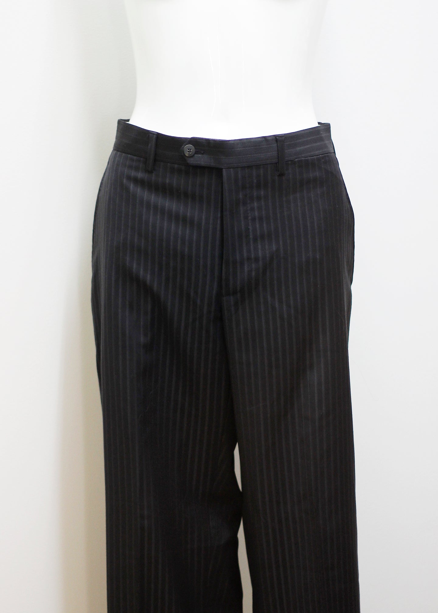 LANVIN PINSTRIPED PANTS, WOOL