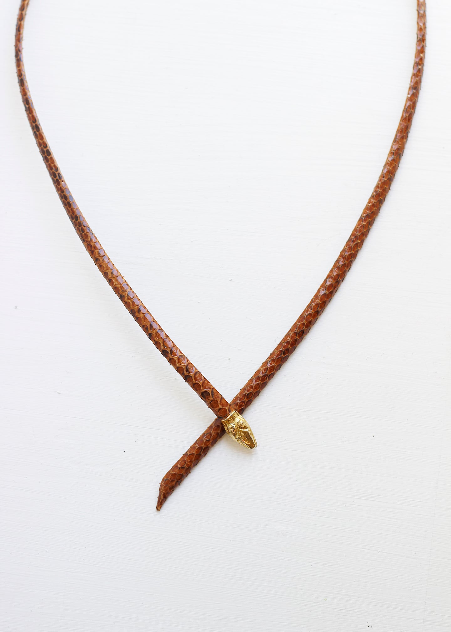 VINTAGE SNAKE SKIN BELT