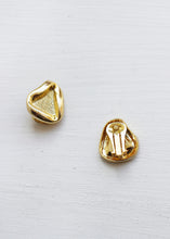 Load image into Gallery viewer, WAVY TRIANGLE CLIP ON EARRINGS
