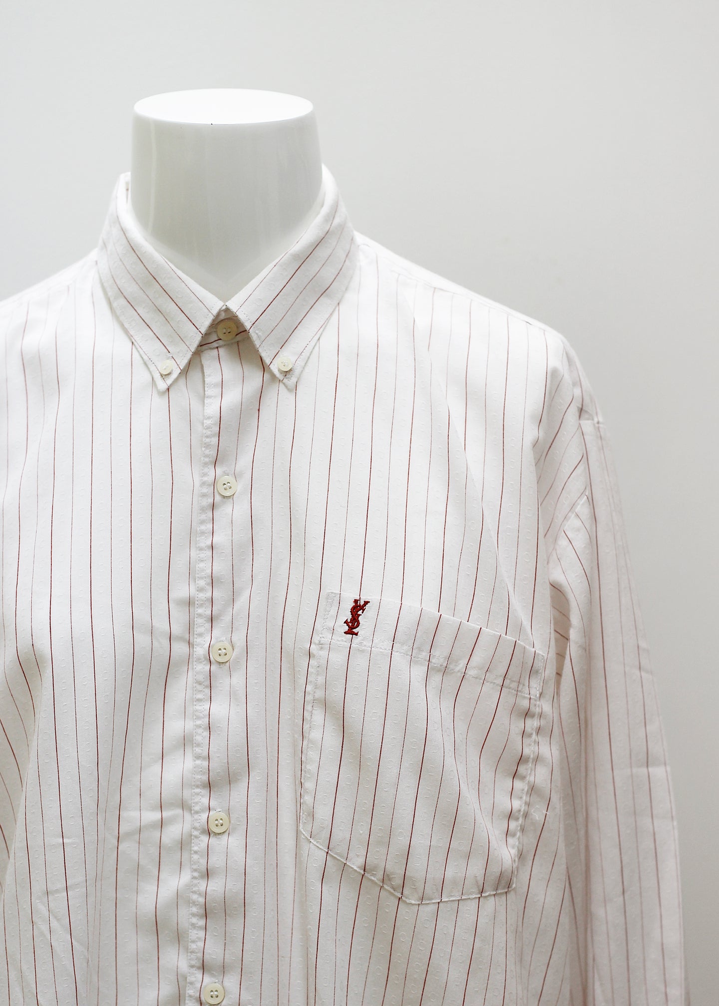 YVES SAINT LAURENT MEN'S COTTON SHIRT
