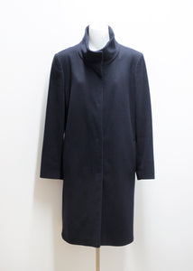 BASLER DARK BLUE VINTAGE COAT, WOOL