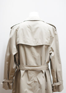 DOUBLE-BREASTED VINTAGE TRENCH COAT