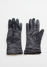 Load image into Gallery viewer, BLACK LEATHER GLOVES
