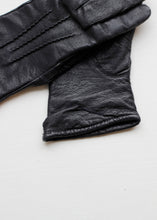 Load image into Gallery viewer, BLACK LEATHER GLOVES
