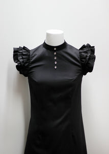 VINTAGE DRESS WITH RUFFLES