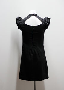VINTAGE DRESS WITH RUFFLES