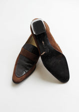 Lataa kuva Galleria-katseluun, CHARLES JOURDAN VINTAGE-LOAFERIT, MOKKANAHKAA
