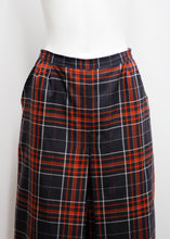 Load image into Gallery viewer, CHECKED WIDE VINTAGE PANTS
