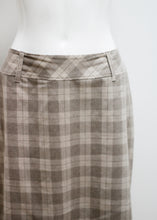 Load image into Gallery viewer, CHECKED VINTAGE PENCIL SKIRT, WOOL
