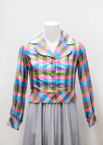 VINTAGE SILK BLAZER