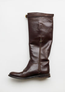 CHURCH'S BROWN LEATHER BOOTS