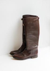 CHURCH'S BROWN LEATHER BOOTS