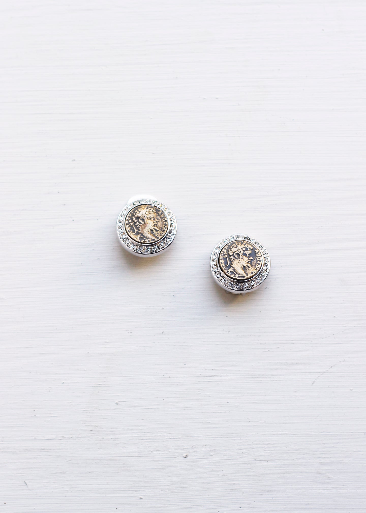 VINTAGE EARRINGS WITH COINS