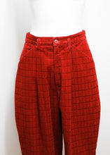 Load image into Gallery viewer, RED VINTAGE CORDUROY PANTS
