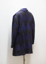 Load image into Gallery viewer, DIAMOND PATTERN VINTAGE COAT, WOOL
