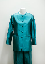 Load image into Gallery viewer, EMERALD GREEN VINTAGE BLAZER
