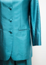 Load image into Gallery viewer, EMERALD GREEN VINTAGE BLAZER
