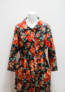 FLORAL VINTAGE MORNING GOWN