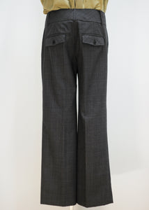 GREY CHECKED PANTS