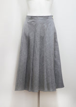 Load image into Gallery viewer, GREY PLEATED VINTAGE SKIRT
