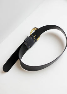GUY LAROCHE GREY WIDE BELT