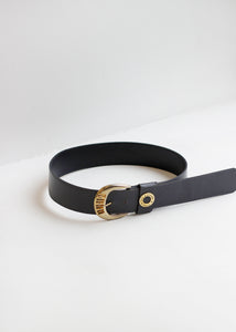 GUY LAROCHE GREY WIDE BELT