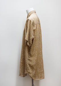 LONG FLORAL SHIRT, VISCOSE