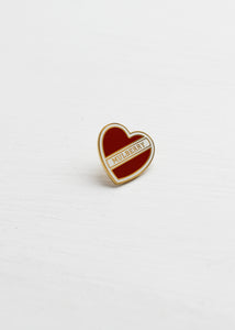 MULBERRY HEART PIN