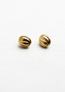 OVAL VINTAGE CLIP ON EARRINGS