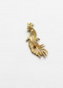 VINTAGE PEACOCK BROOCH
