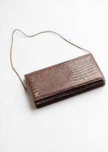 Lataa kuva Galleria-katseluun, PIERRE CARDIN ALLIGAATTORINNAHKAINEN CLUTCH
