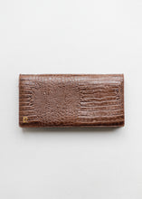 Lataa kuva Galleria-katseluun, PIERRE CARDIN ALLIGAATTORINNAHKAINEN CLUTCH
