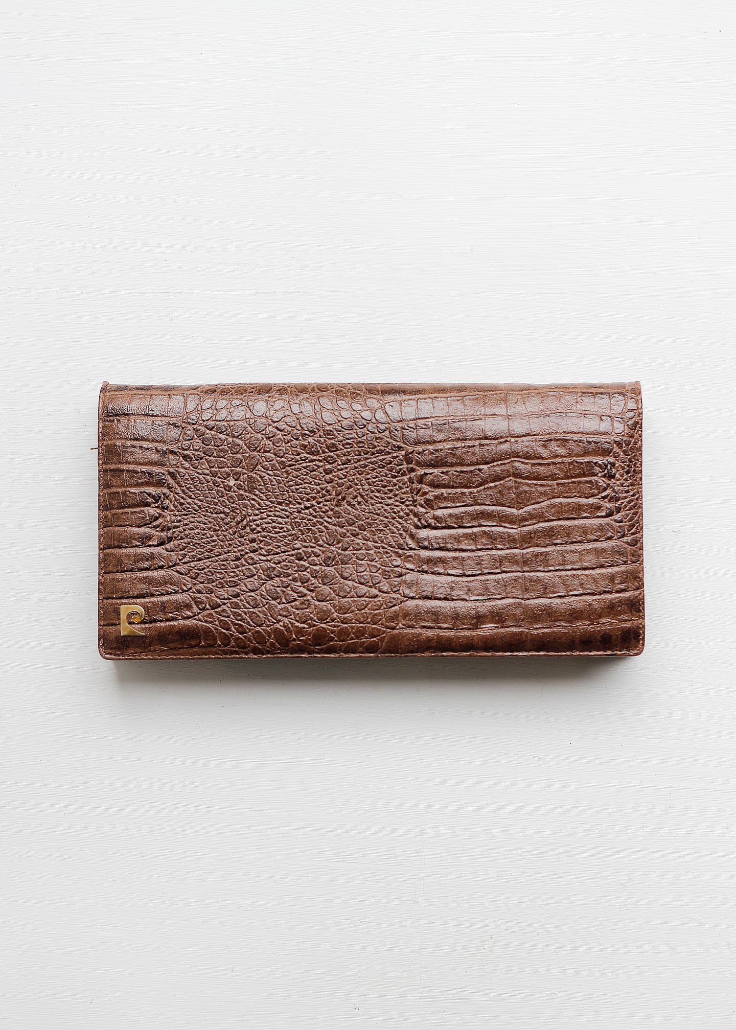 PIERRE CARDIN ALLIGAATTORINNAHKAINEN CLUTCH