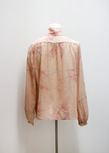 Load image into Gallery viewer, PINK VINTAGE BLOUSE WITH BOW
