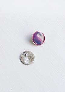 PURPLE VINTAGE EARRINGS